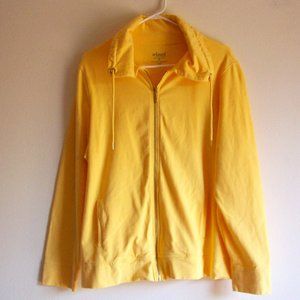 Cotton Canary Yellow Jacket / Sweatshirt SZ-lX